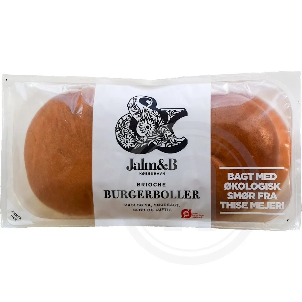 Brioche burgerboller øko.