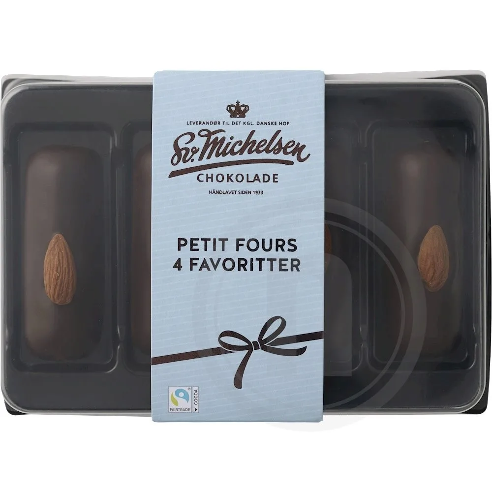 Petit Fours m. marcipan